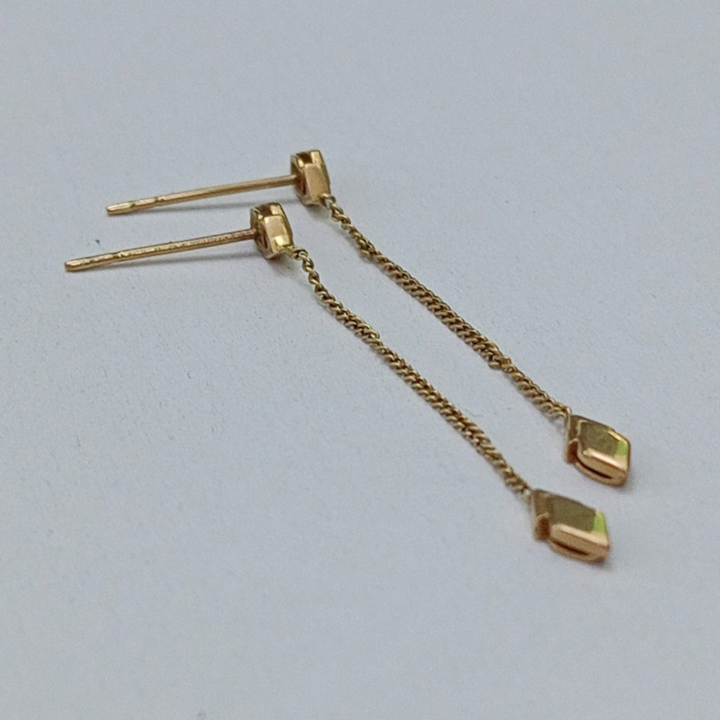BROQUELES PAR ORO 14 K 1,10 GRMS (SEMINUEVO)