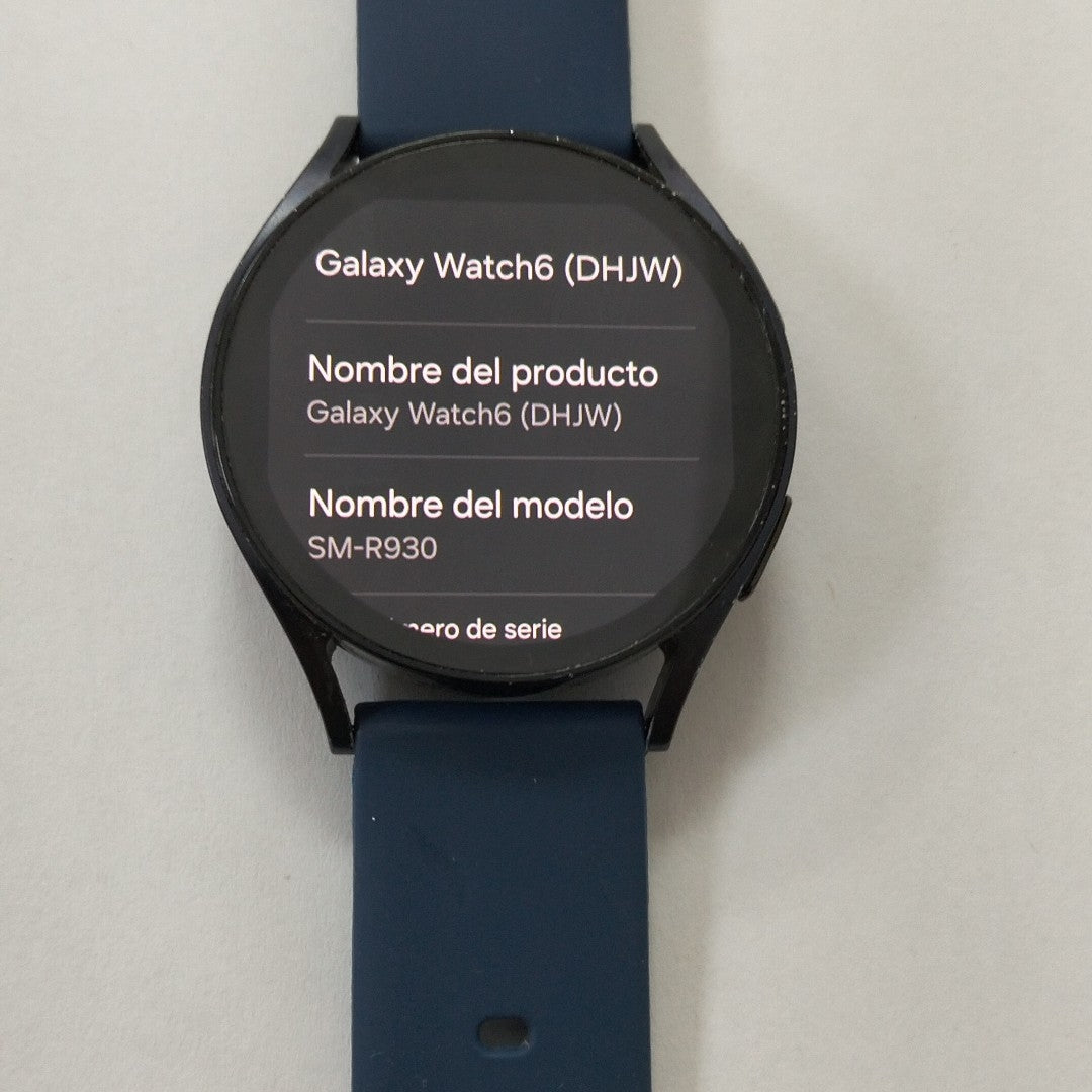 SMARTWATCH SAMSUNG GALAXY WATCH 6 SM-R930 40 MM GPS (SEMINUEVO)