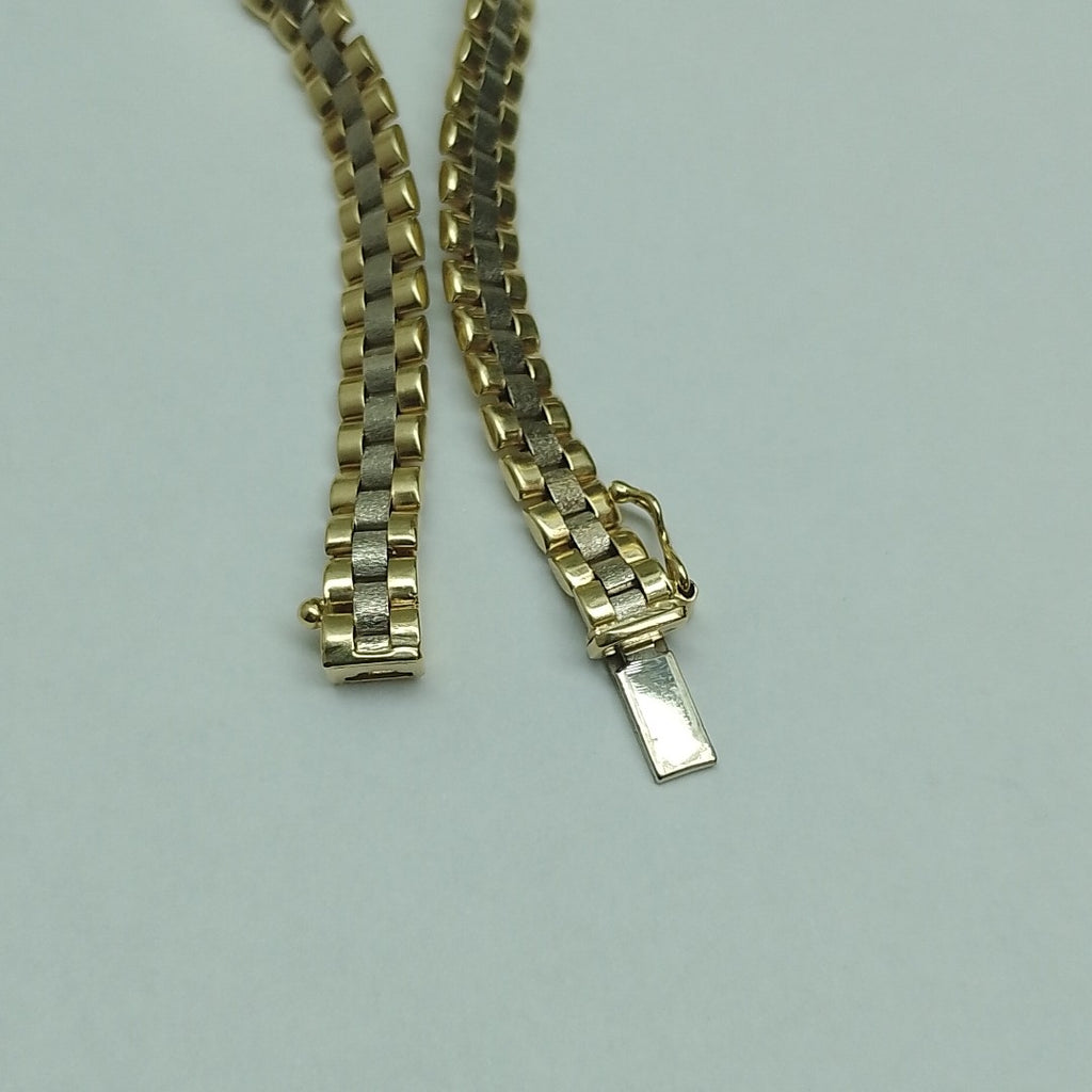PULSERA ORO, RODIADO 14 K 11 GRMS (SEMINUEVO)