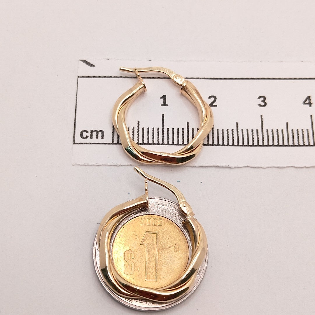 ARRACADAS ORO 14K 1.6 (NUEVO)
