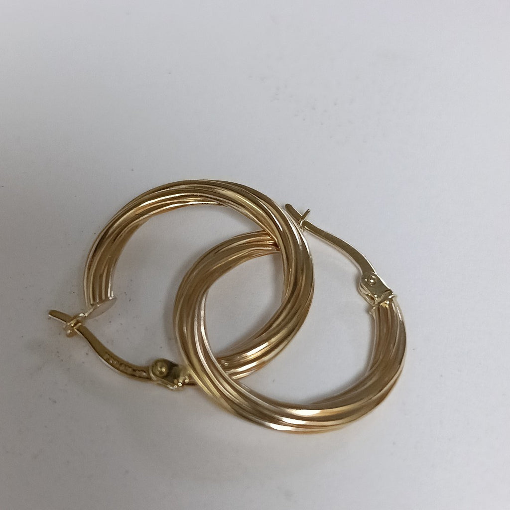 ARRACADAS ORO 14K 1.5 (NUEVO)