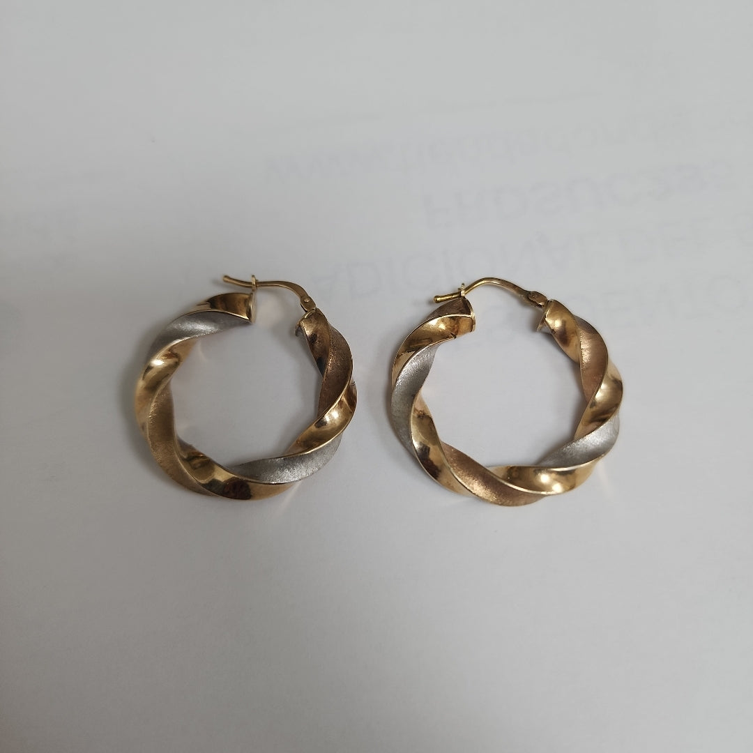ARRACADAS PAR ORO 10 K 3.6 GRMS (SEMINUEVO)