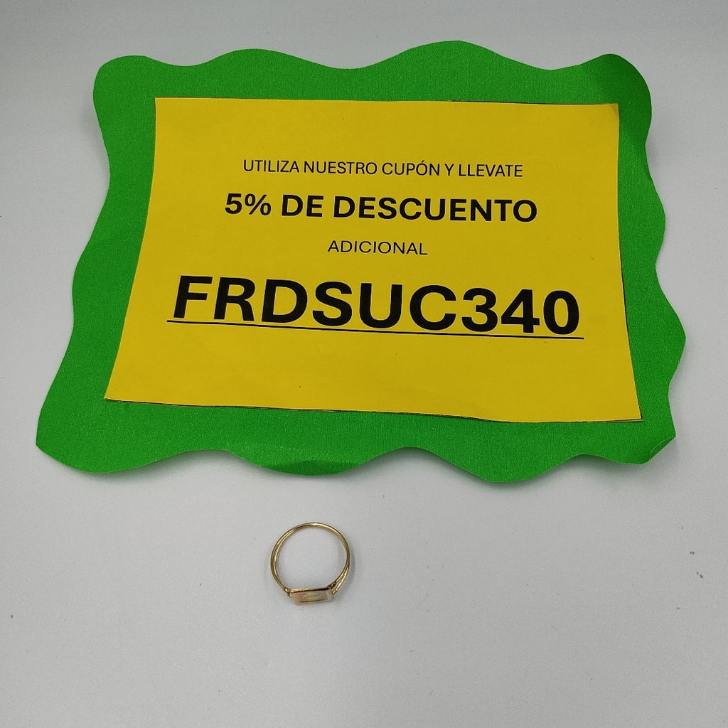 ANILLITO ORO,ORO COMBINADO 10 K 1,60 GRMS (SEMINUEVO)