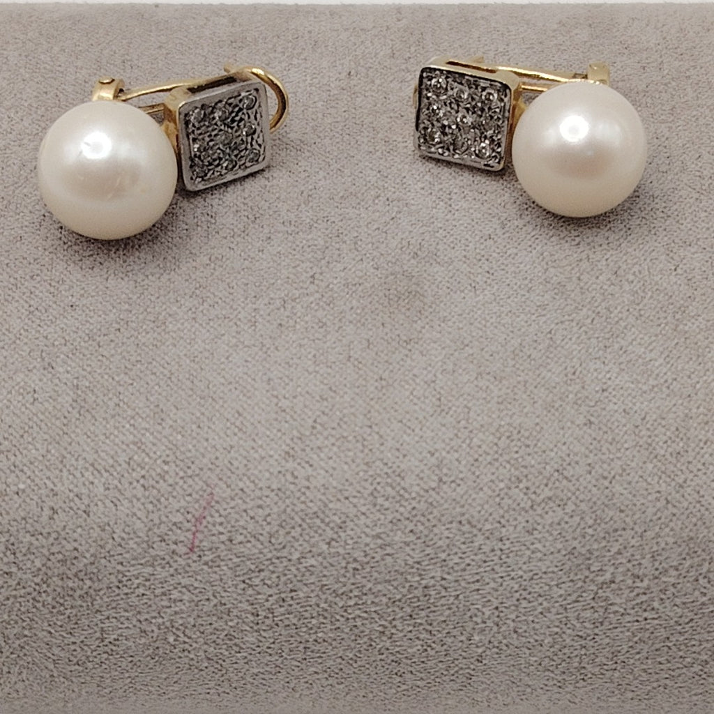 ARETES PAR ORO 14 K 9.3 GRMS (SEMINUEVO)