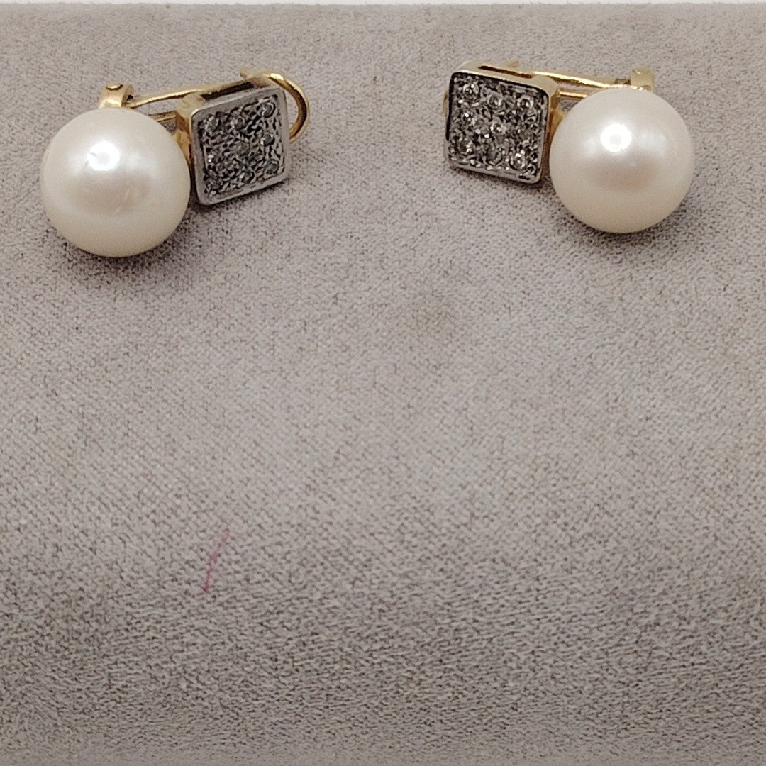 ARETES PAR ORO 14 K 9.3 GRMS (SEMINUEVO)