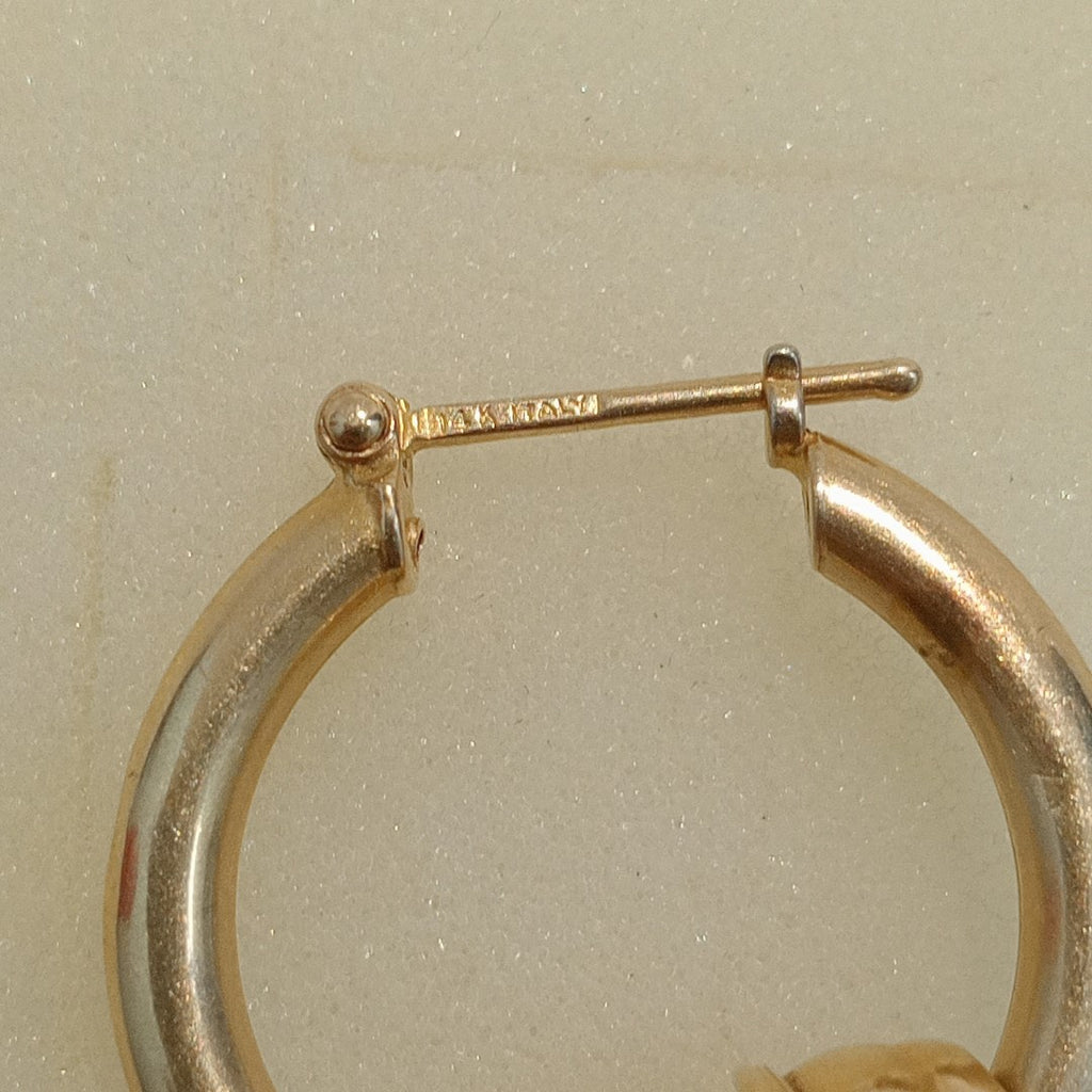 ARRACADAS PAR ORO 14 K 6,70 GRMS (SEMINUEVO)
