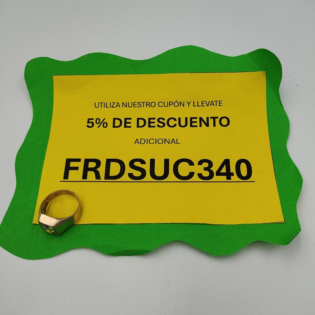 ANILLO ORO 8 K 10,10 GRMS (SEMINUEVO)