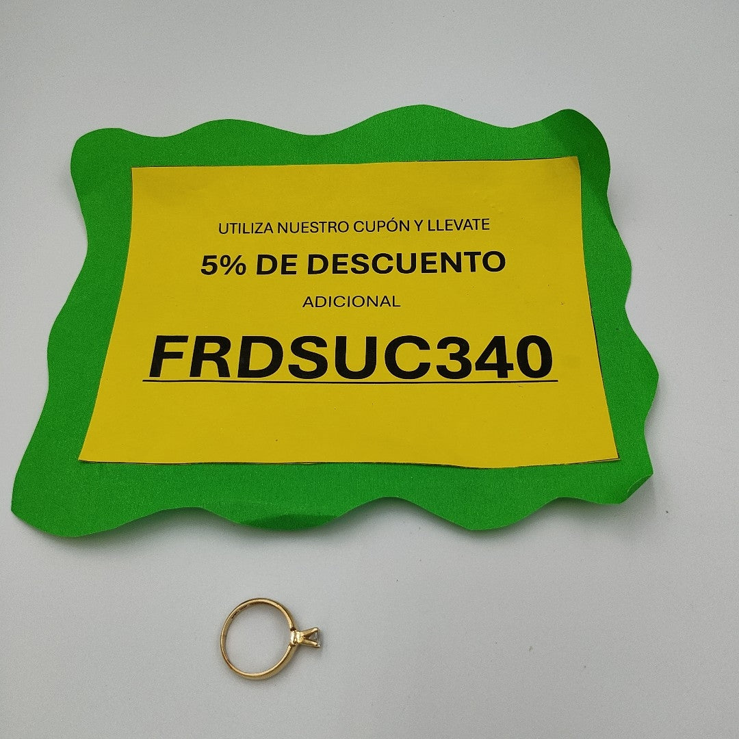 ANILLITO ORO 14 K 3,50 GRMS (SEMINUEVO)