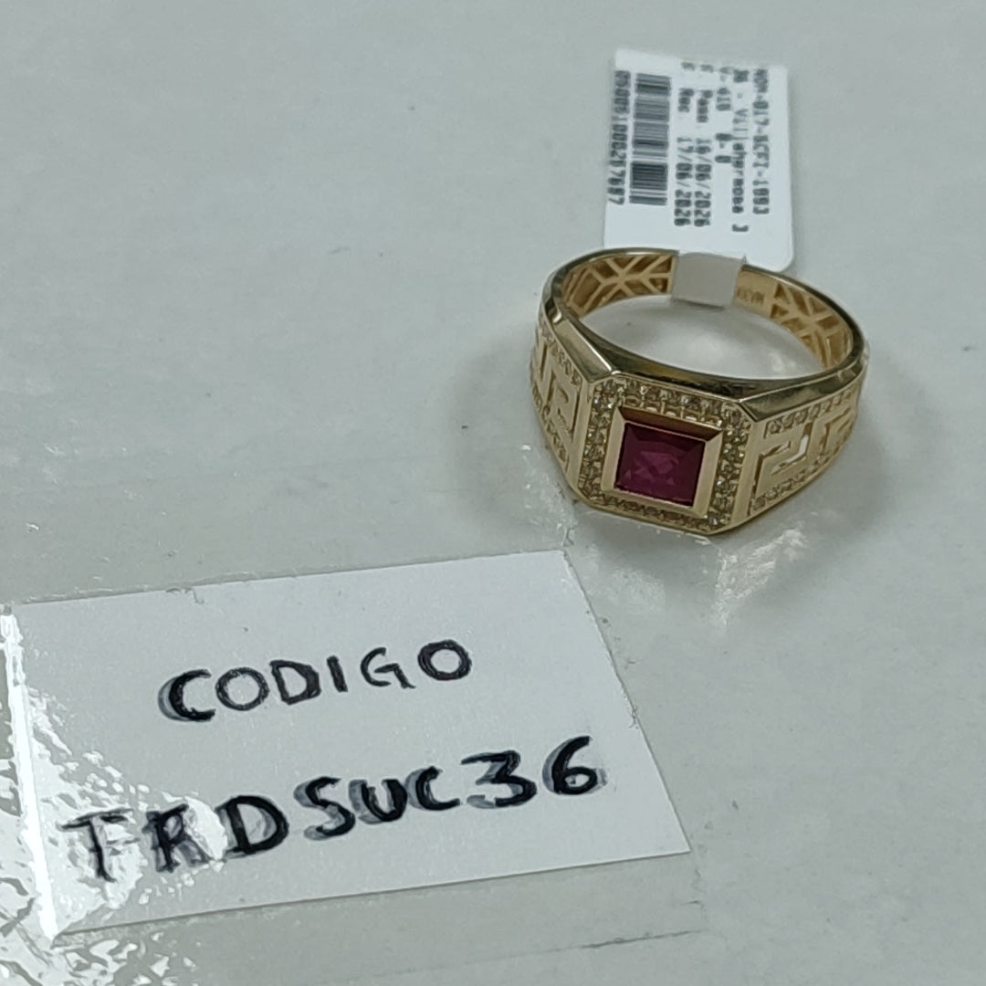 ANILLOS CABALLERO ORO 14K 5.6 (NUEVO)