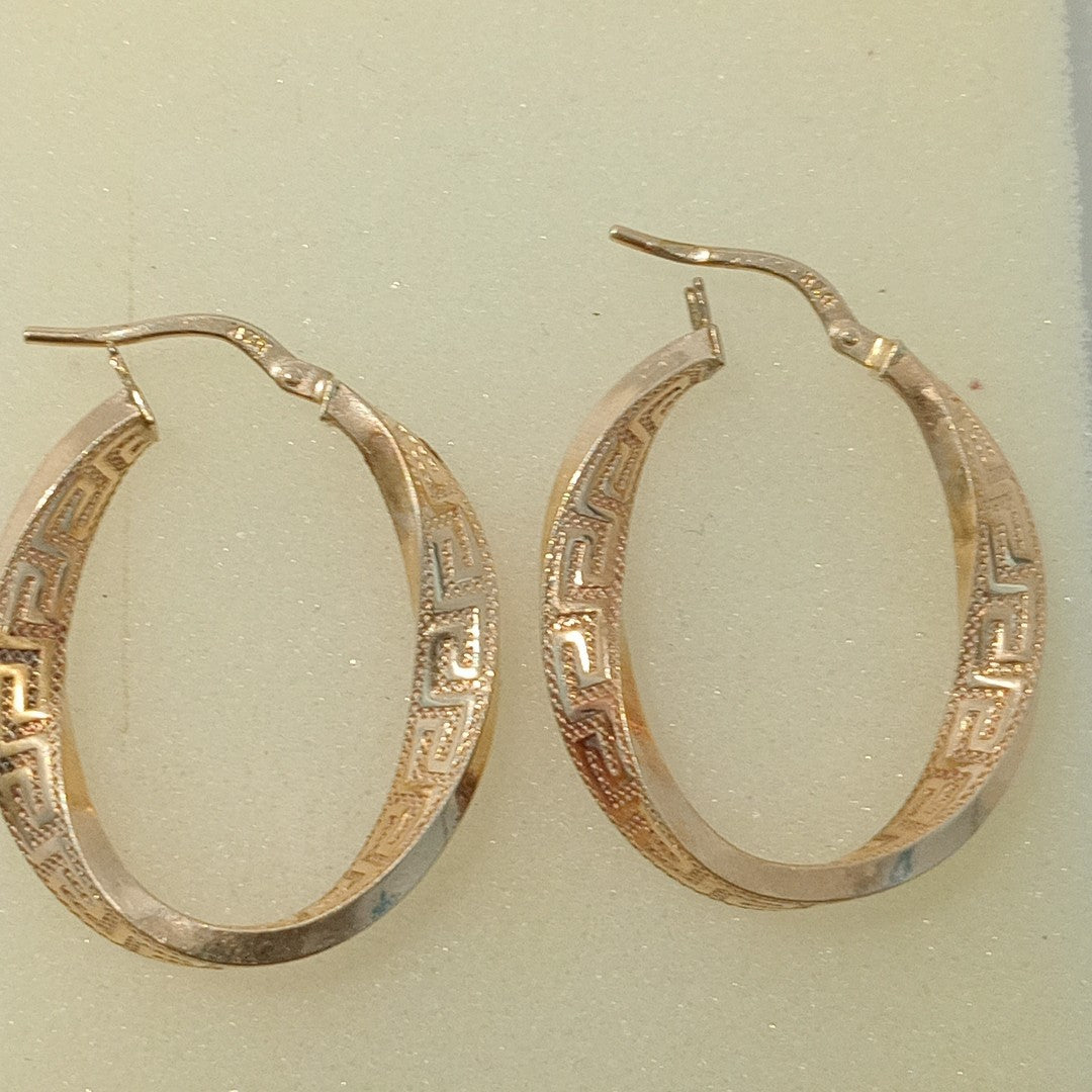 ARRACADAS PAR ORO 14 K 2.3 GRMS (SEMINUEVO)