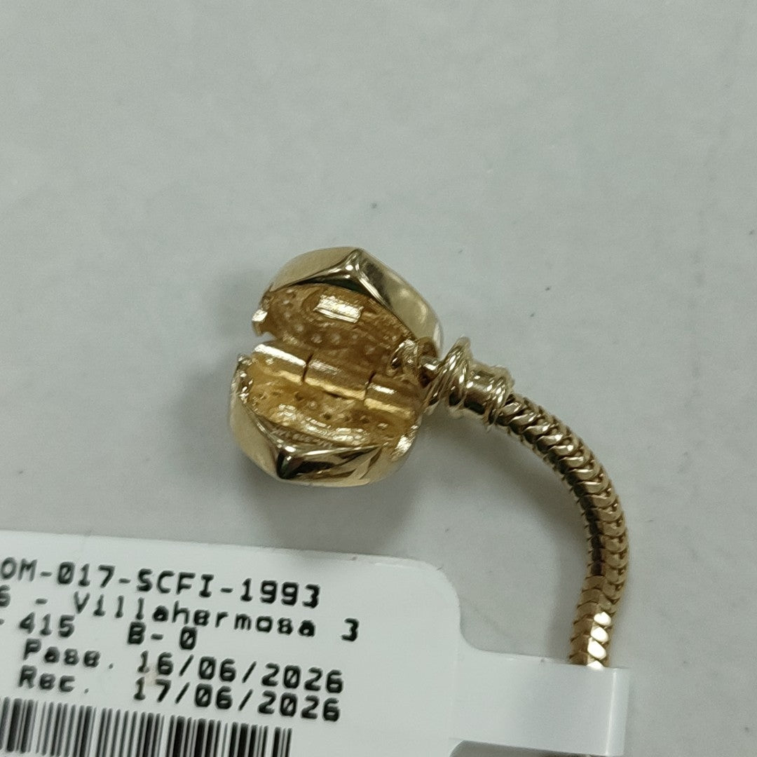 PULSERA CHARM ORO 14K 16.9 (NUEVO)