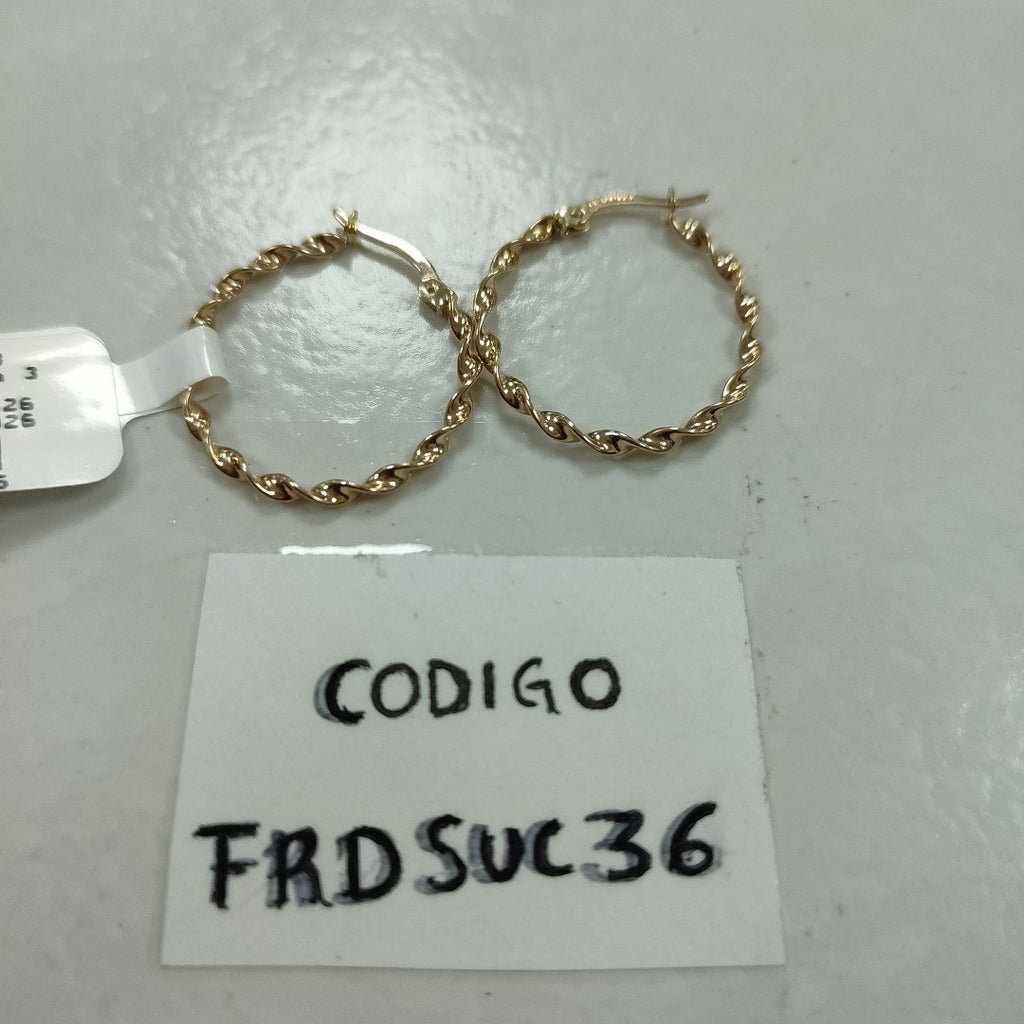ARRACADAS ORO 14K 1.5 (NUEVO)