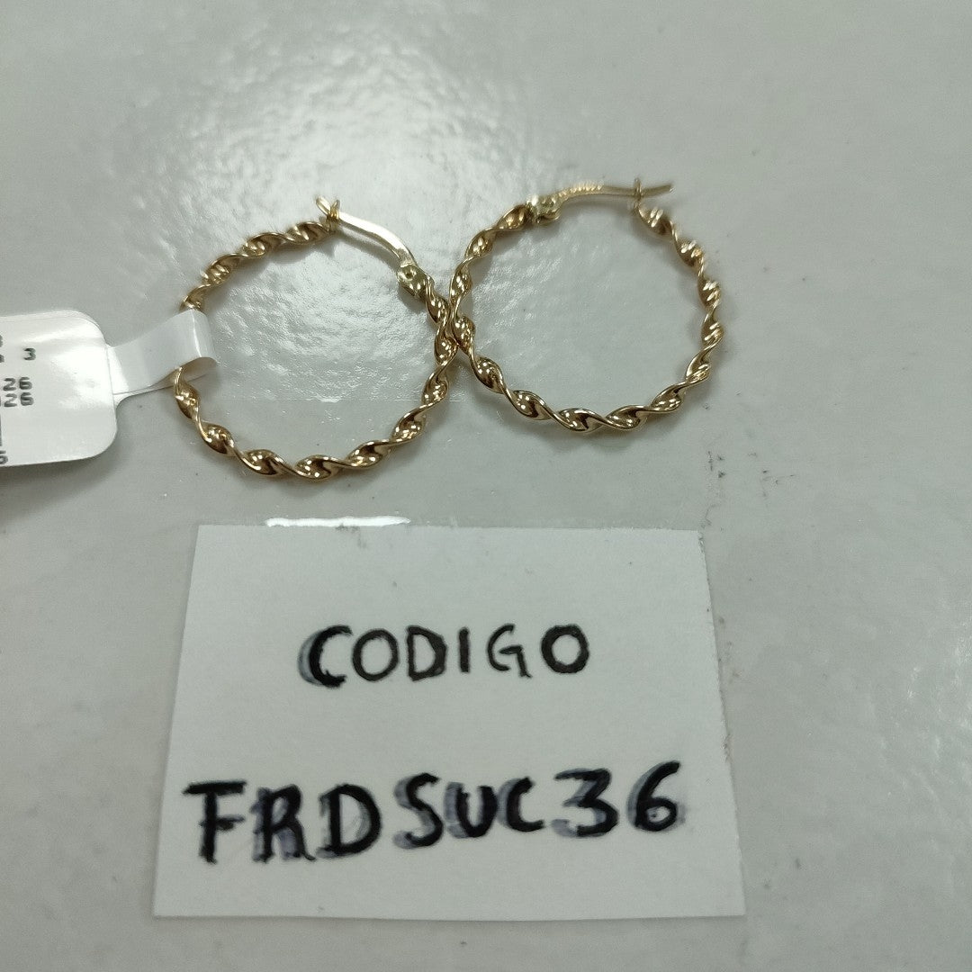 ARRACADAS ORO 14K 1.5 (NUEVO)