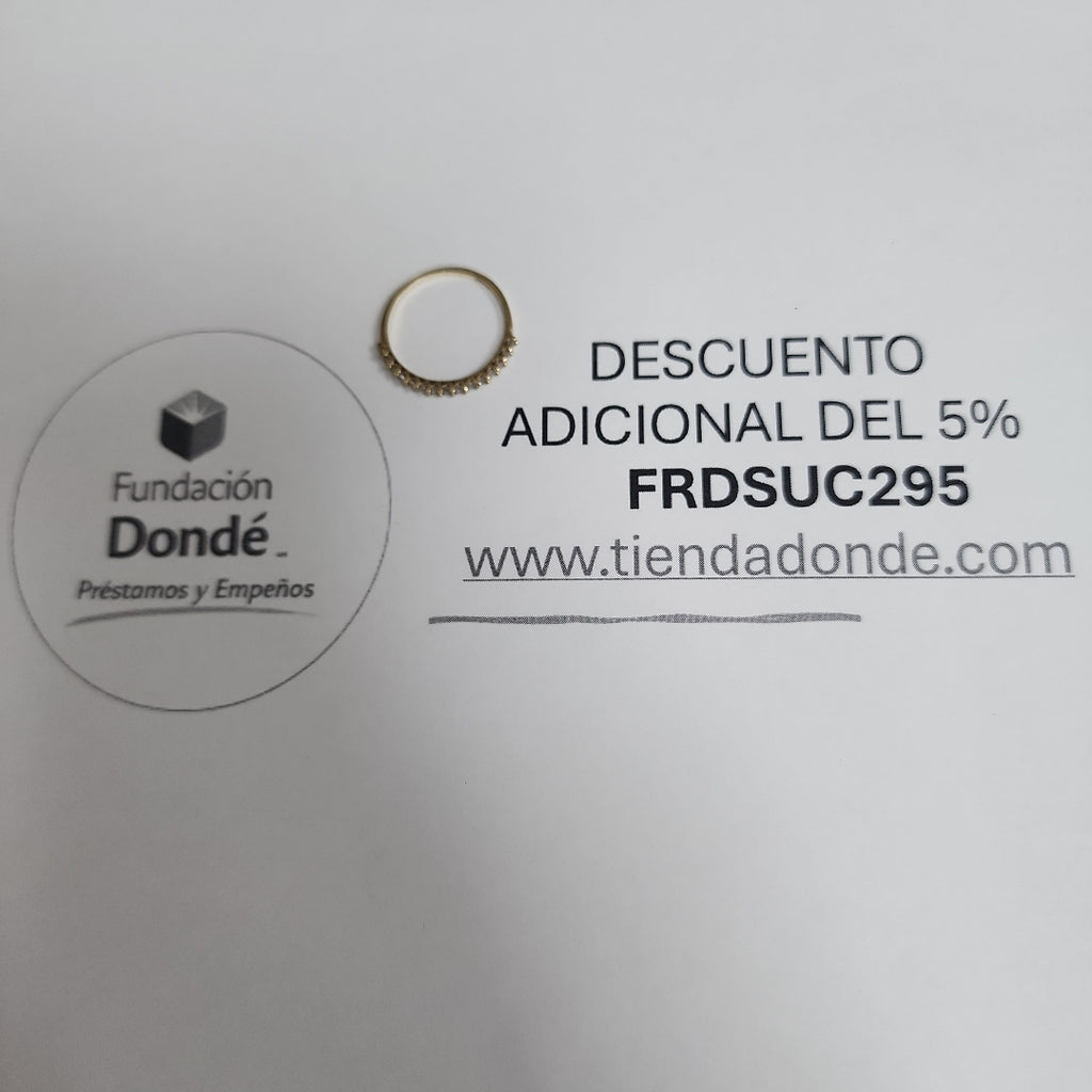 ANILLITO ORO 10 K 1.2 GRMS (SEMINUEVO)