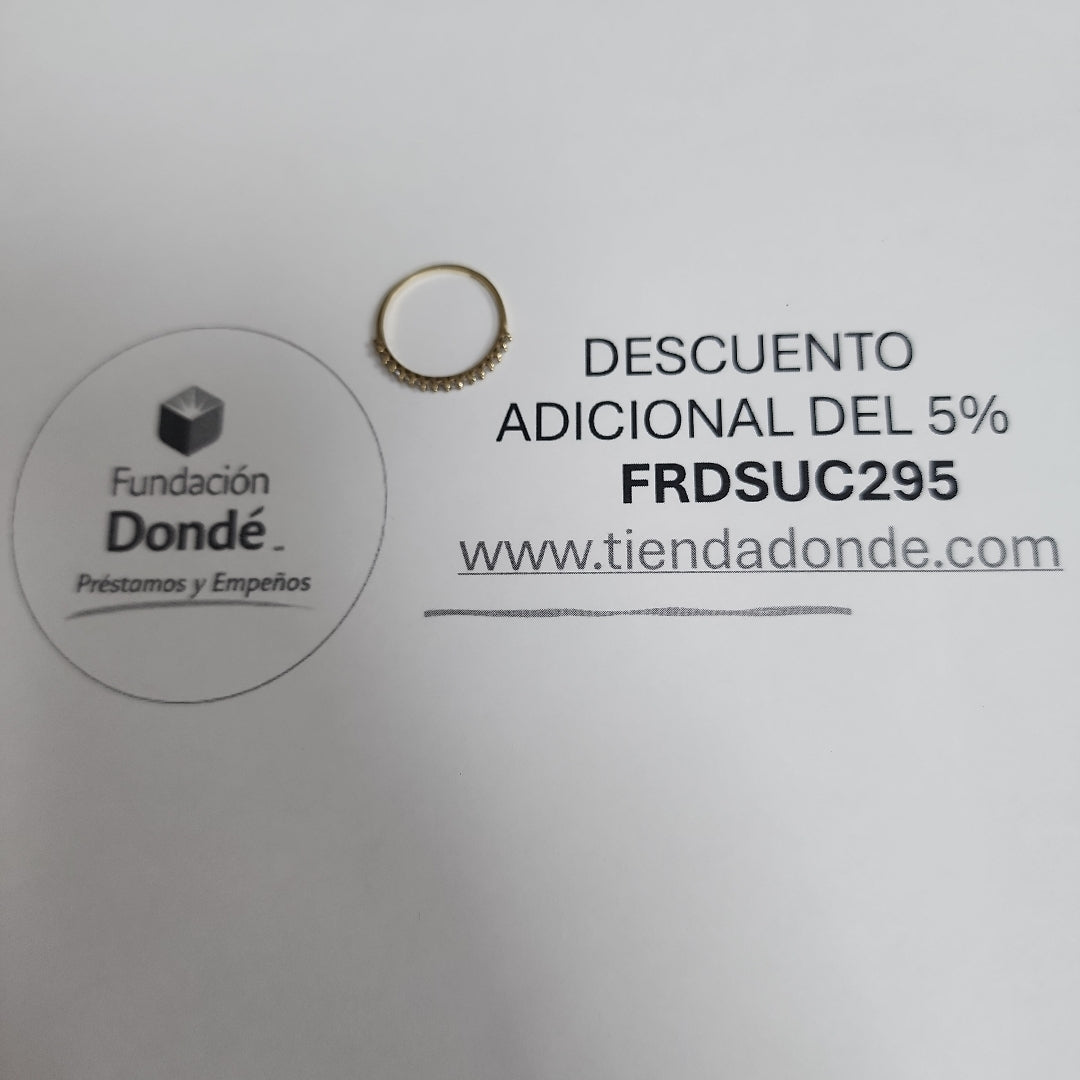 ANILLITO ORO 10 K 1.2 GRMS (SEMINUEVO)