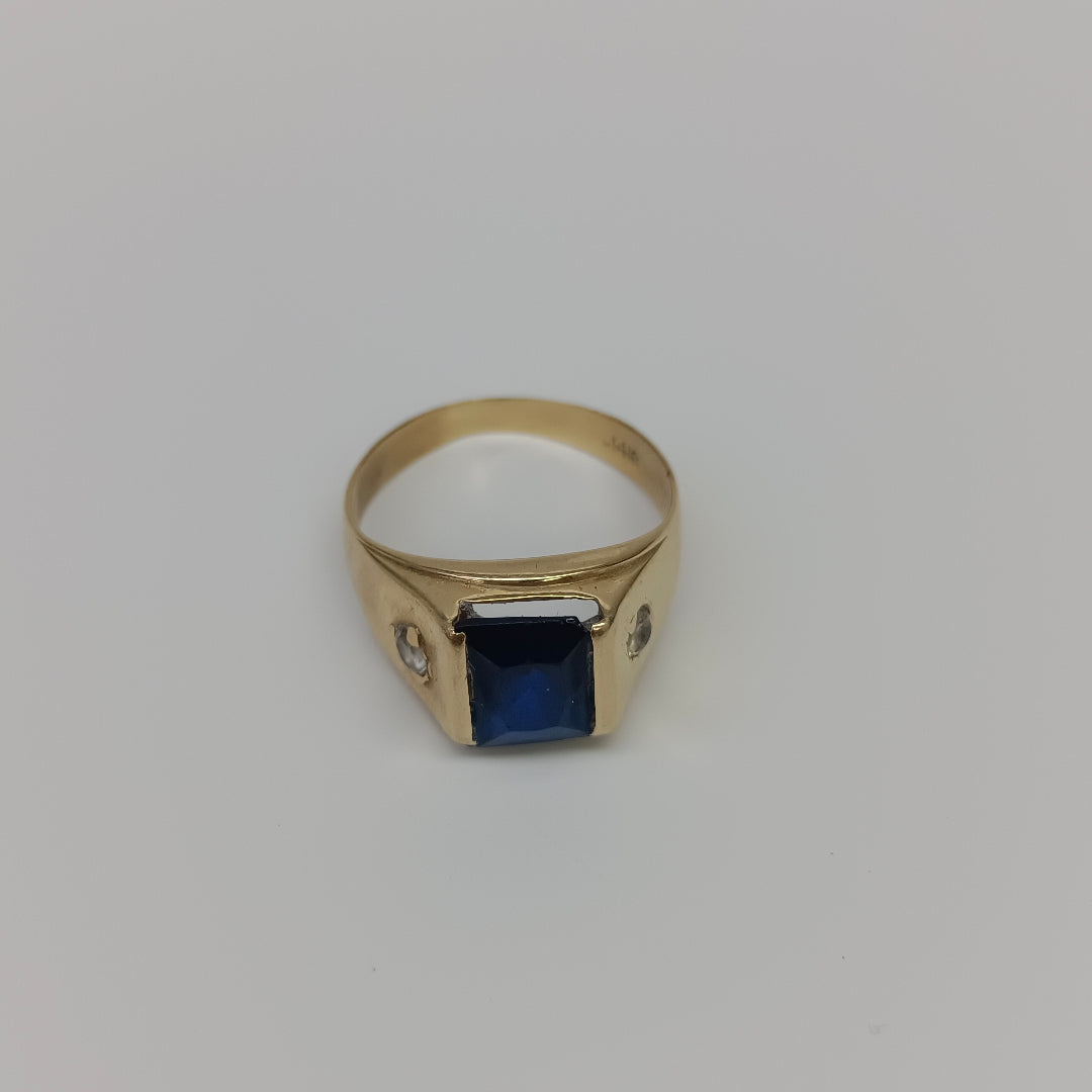 ANILLO ORO 14 K 4.3 GRMS (SEMINUEVO)