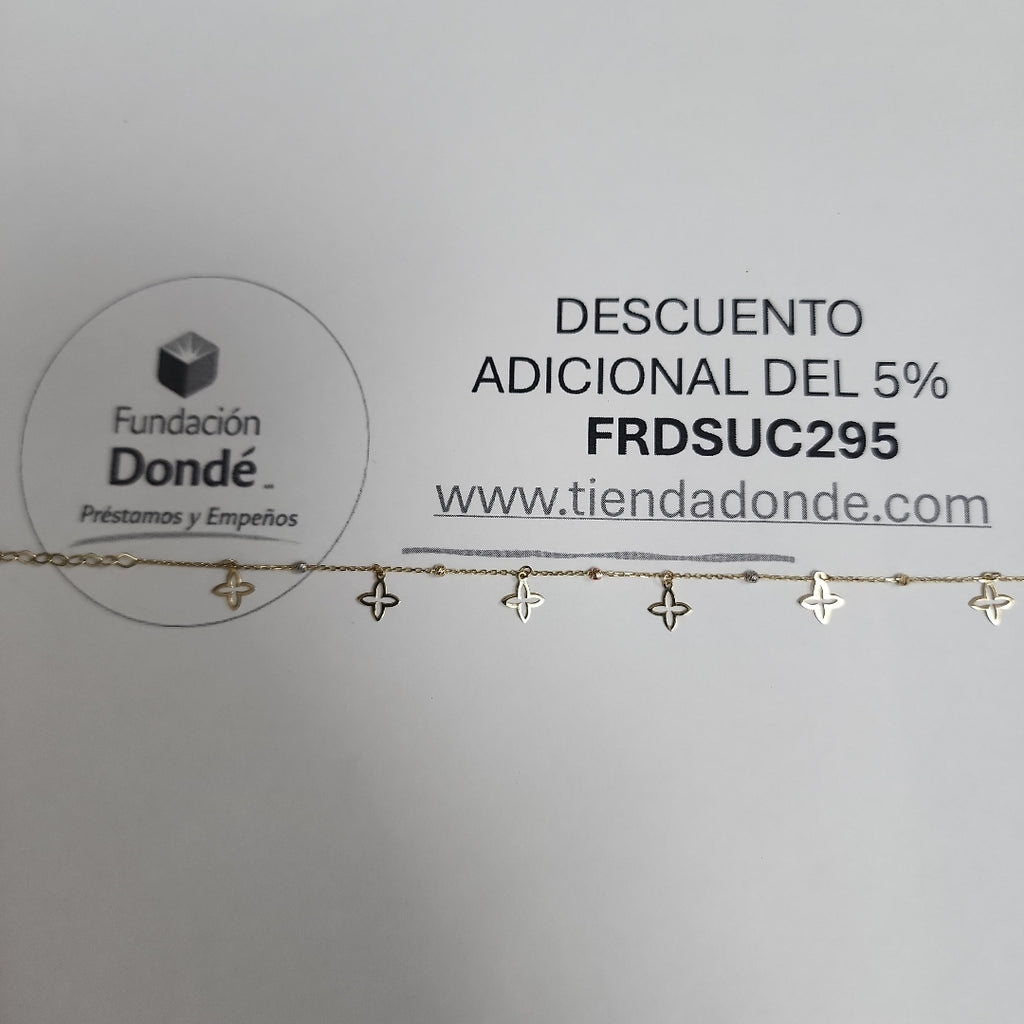 PULSERAS DAMA ORO 14K 1.1 (NUEVO)