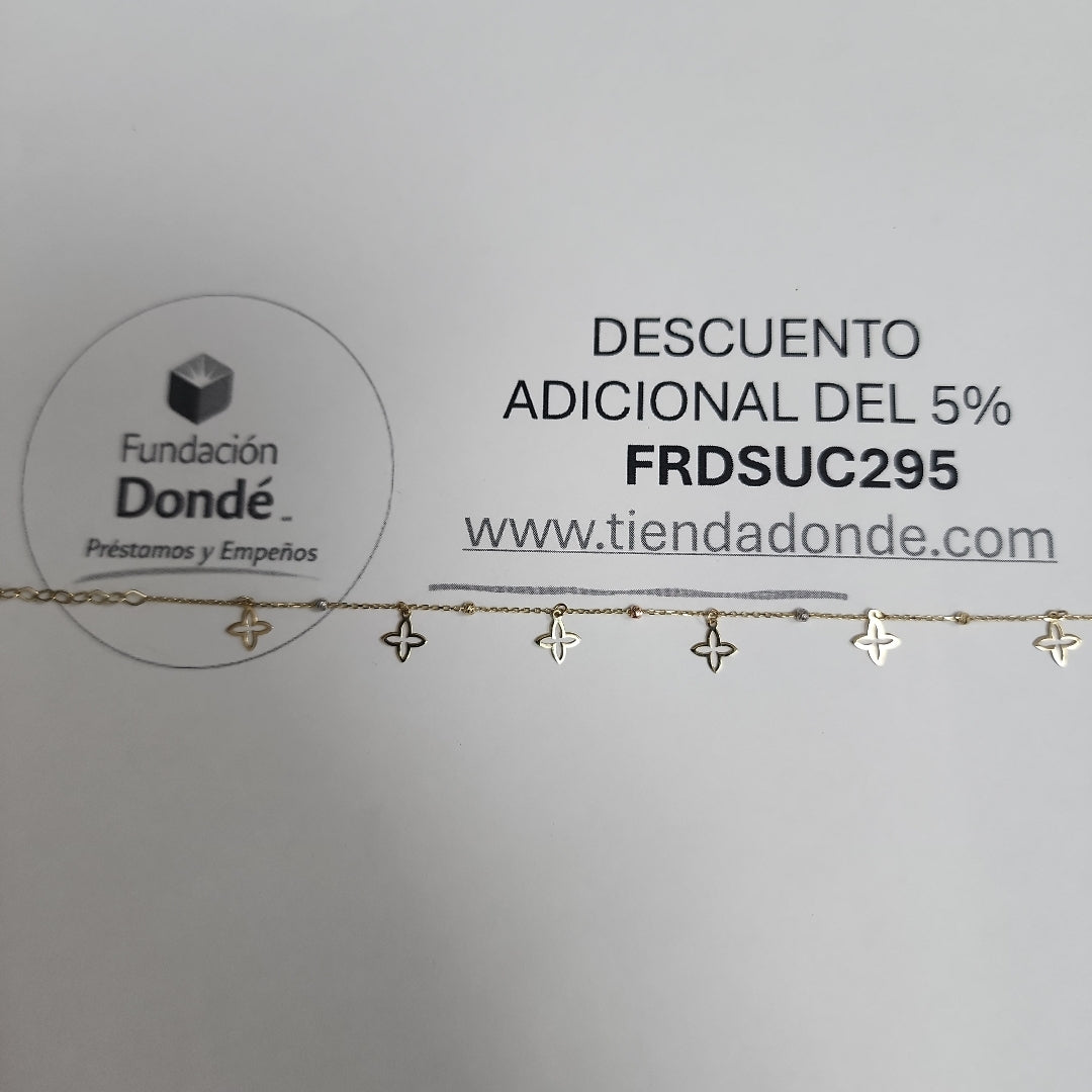 PULSERAS DAMA ORO 14K 1.1 (NUEVO)