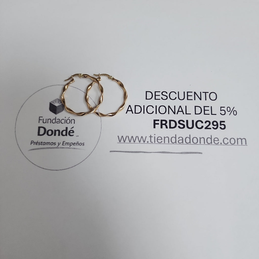 ARRACADAS ORO 14K 1.8 (NUEVO)