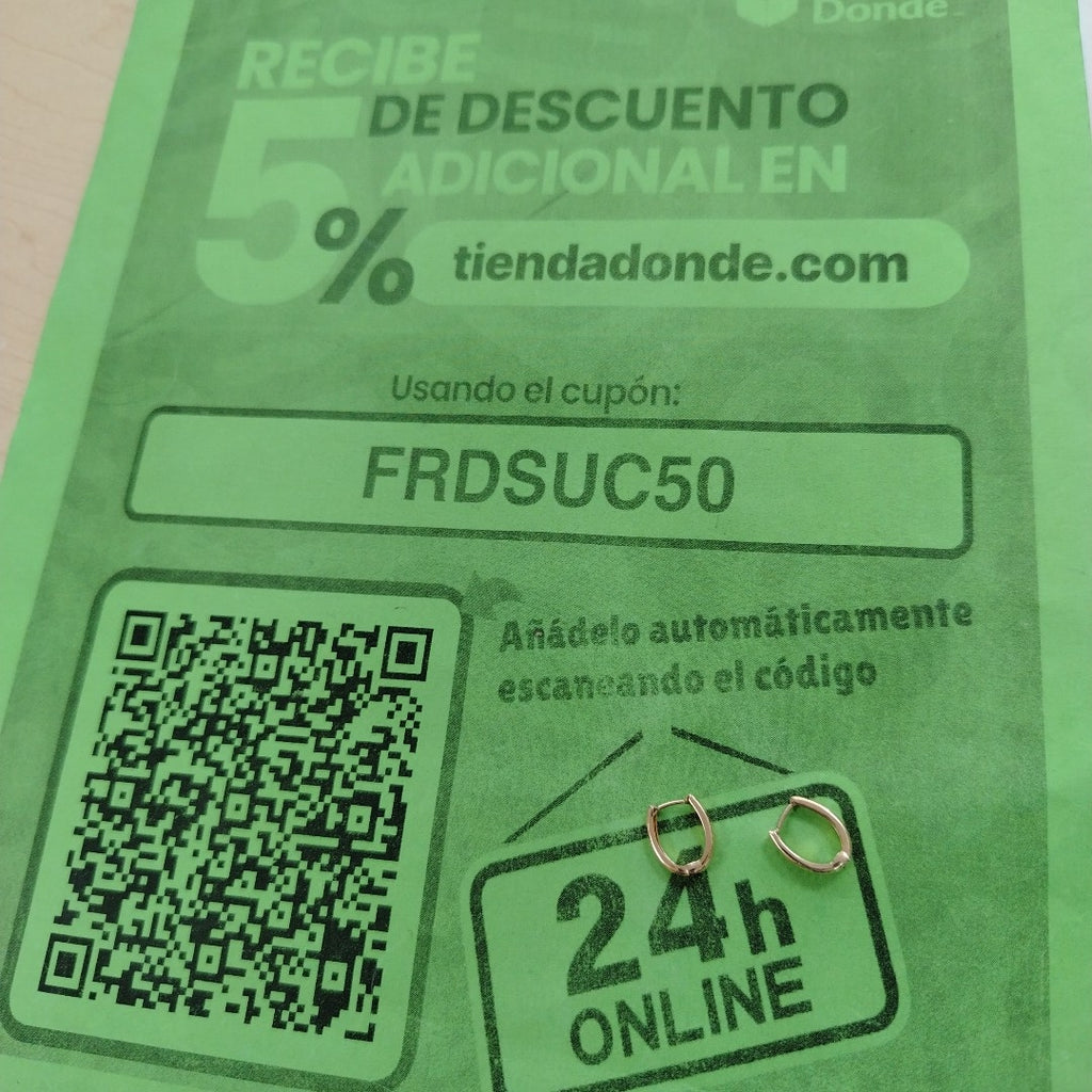 HUGGIES ORO 14K 1.1 (NUEVO)