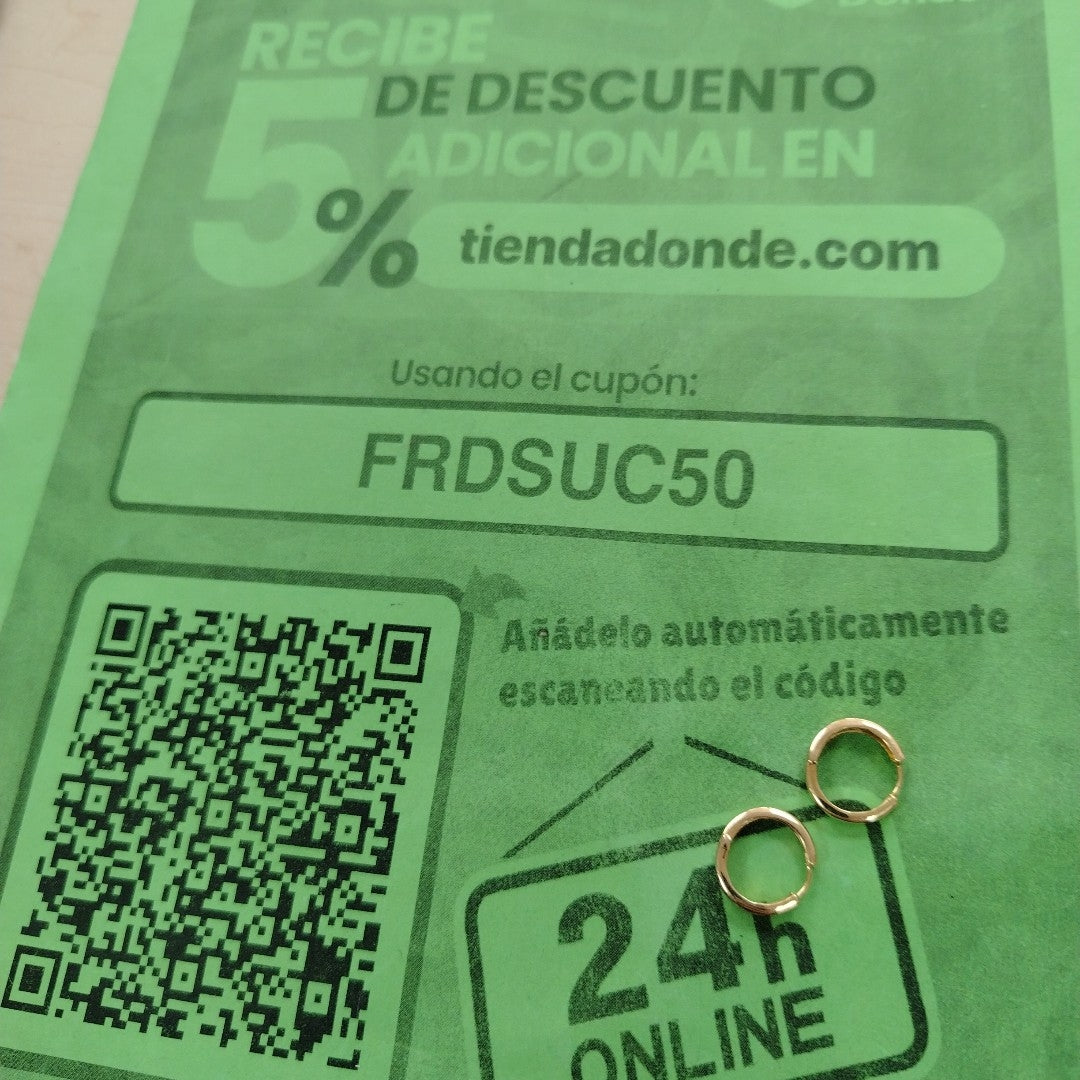 HUGGIES ORO 14K 1.6 (NUEVO)