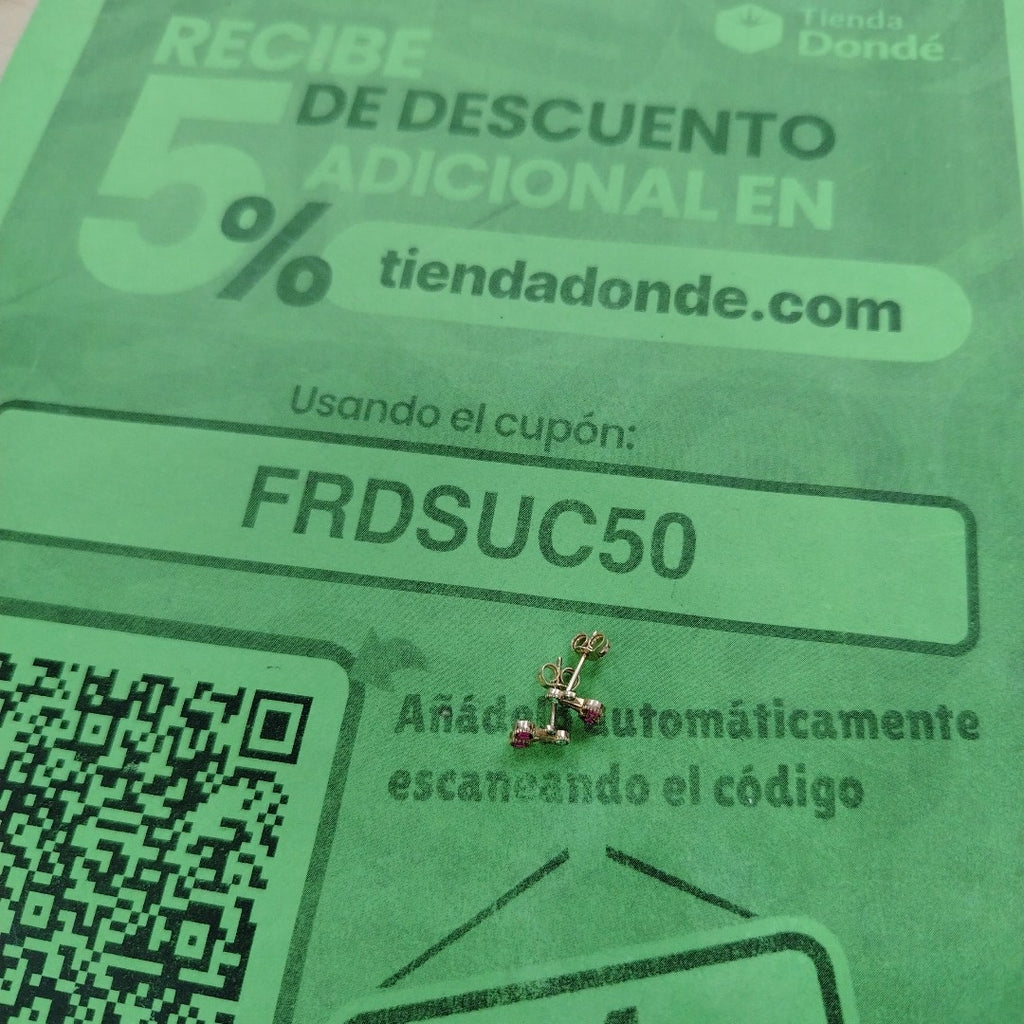 BROQUELES ORO 14K 1.1 (NUEVO)