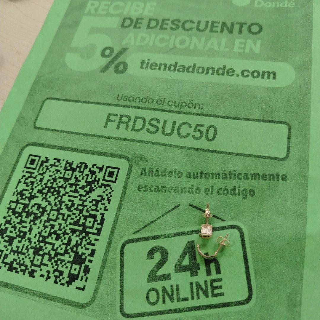 BROQUELES ORO 14K 1.8 (NUEVO)