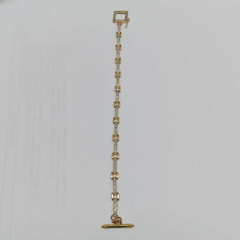 PULSERA ORO 14 K 7.4 GRMS (SEMINUEVO)