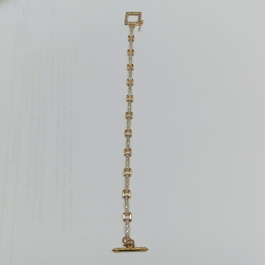 PULSERA ORO 14 K 7.4 GRMS (SEMINUEVO)
