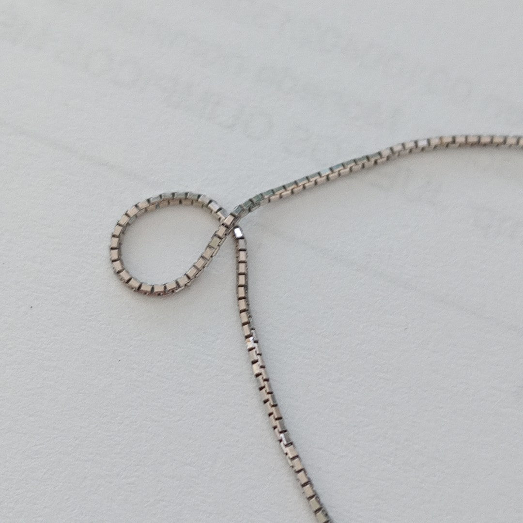 CADENA ORO BLANCO 10 K 1.5 GRMS (SEMINUEVO)