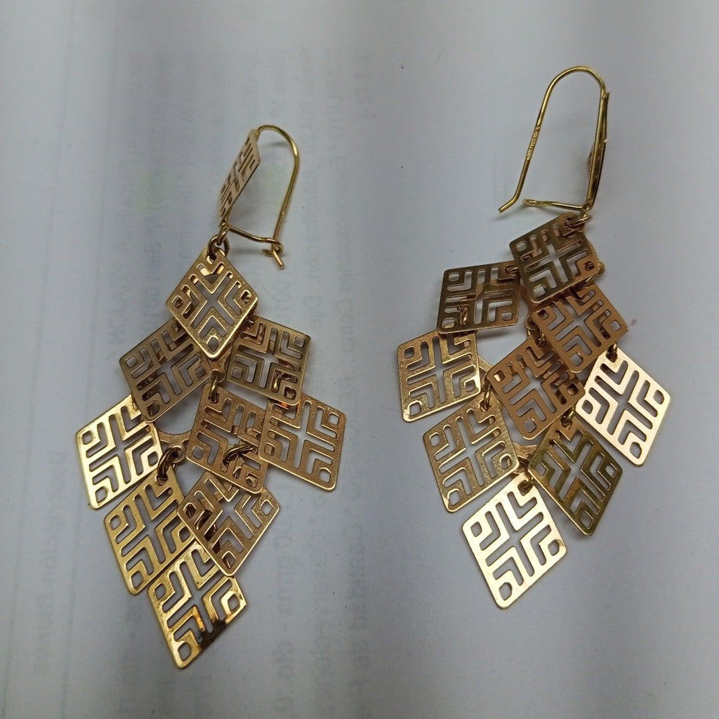 ARETES PAR ORO 14 K 5.6 GRMS (SEMINUEVO)