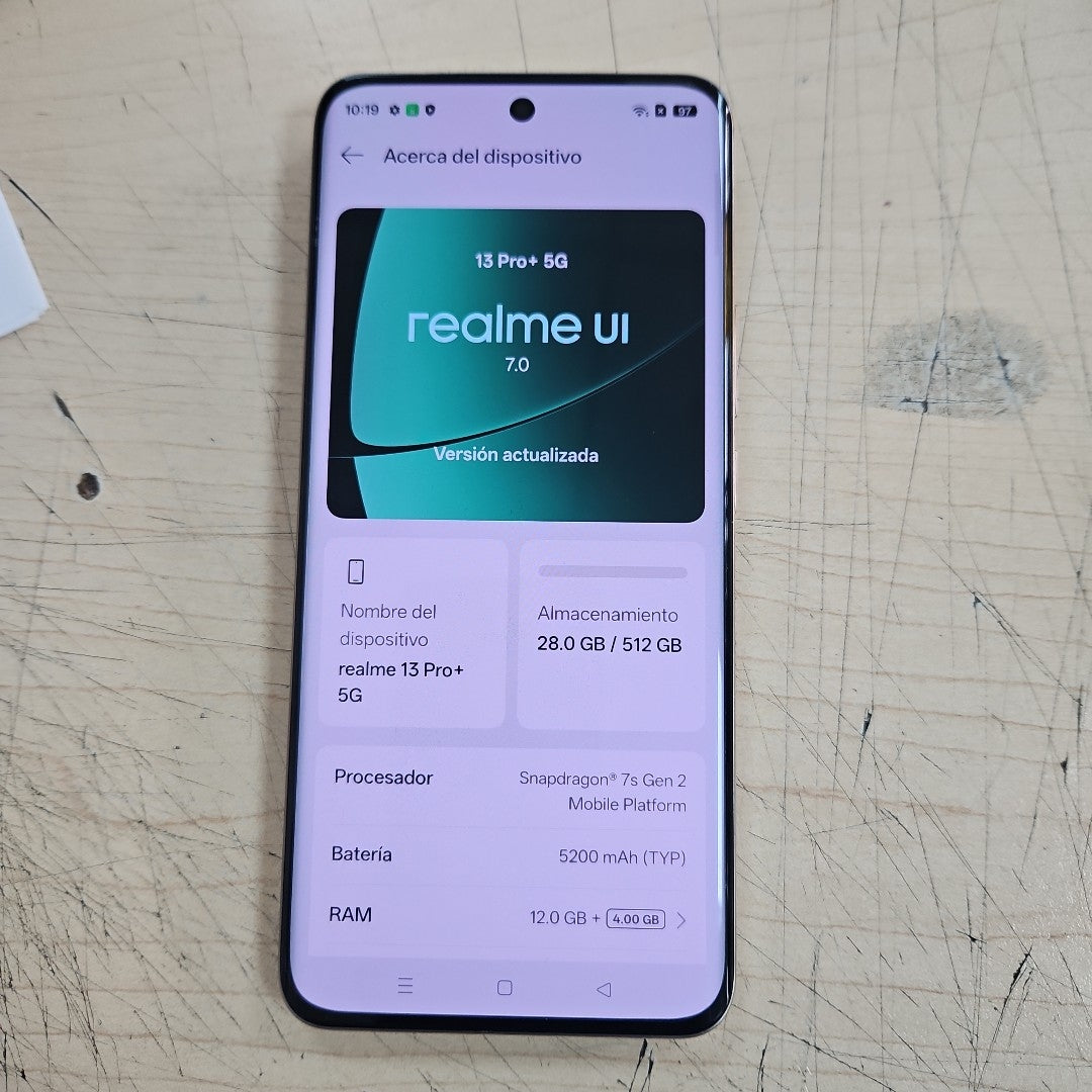 CELULAR REALME 13 PRO+ 5G RMX3921 (2024) 512 GB 12 GB RAM (SEMINUEVO)