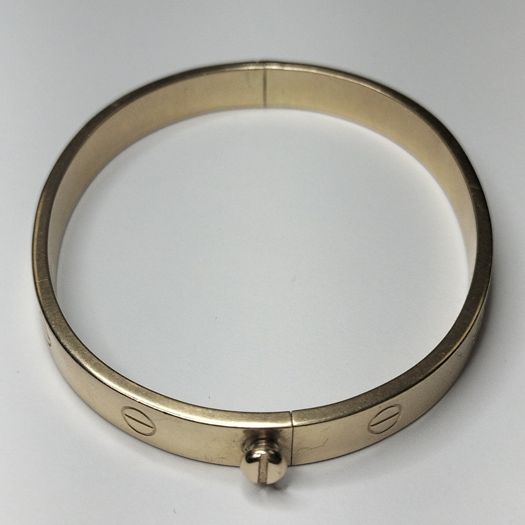 PULSERA RIGIDA ORO 14 K 13.6 GRMS (SEMINUEVO)