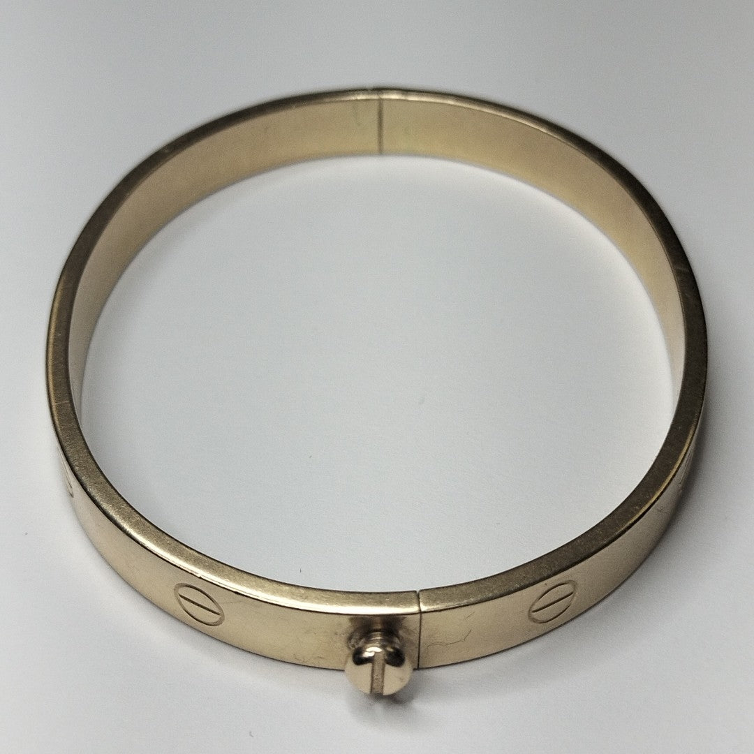 PULSERA RIGIDA ORO 14 K 13.6 GRMS (SEMINUEVO)