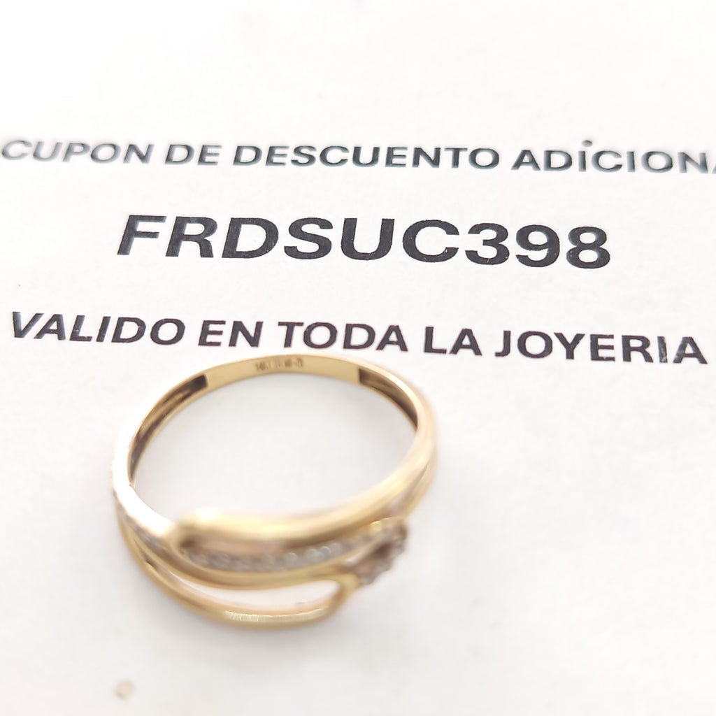 ANILLO ORO 14 K 2,00 GRMS (SEMINUEVO)