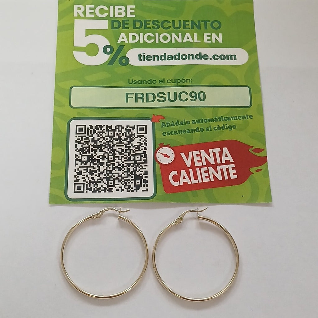 ARRACADAS ORO 14K 1.9 (NUEVO)
