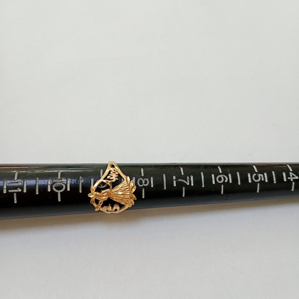 ANILLO ORO 10 K 2.5 GRMS (SEMINUEVO)