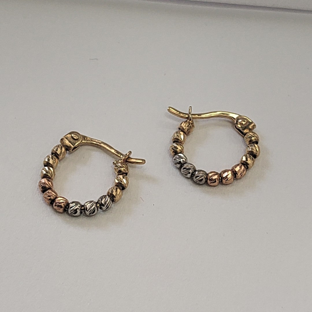 ARETES PAR ORO 14 K 1,40 GRMS (SEMINUEVO)