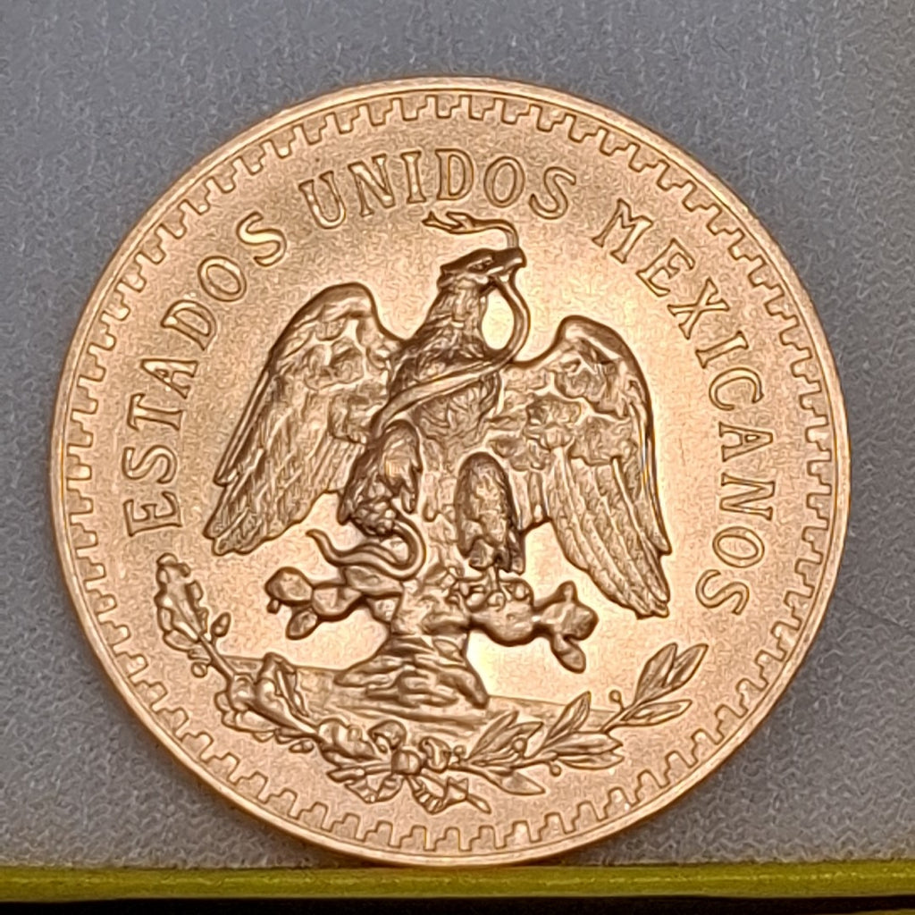 K1 41.6 GRMS 21 K IDENTIFICACIÓN MONEDA NOMINATIVA MONEDAS PESOS 50 PESOS (SEMINUEVO)