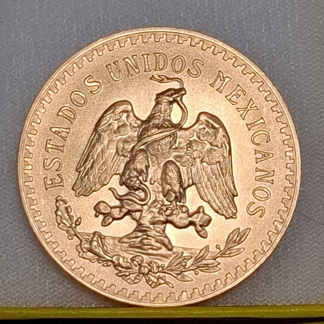 K1 41.6 GRMS 21 K IDENTIFICACIÓN MONEDA NOMINATIVA MONEDAS PESOS 50 PESOS (SEMINUEVO)