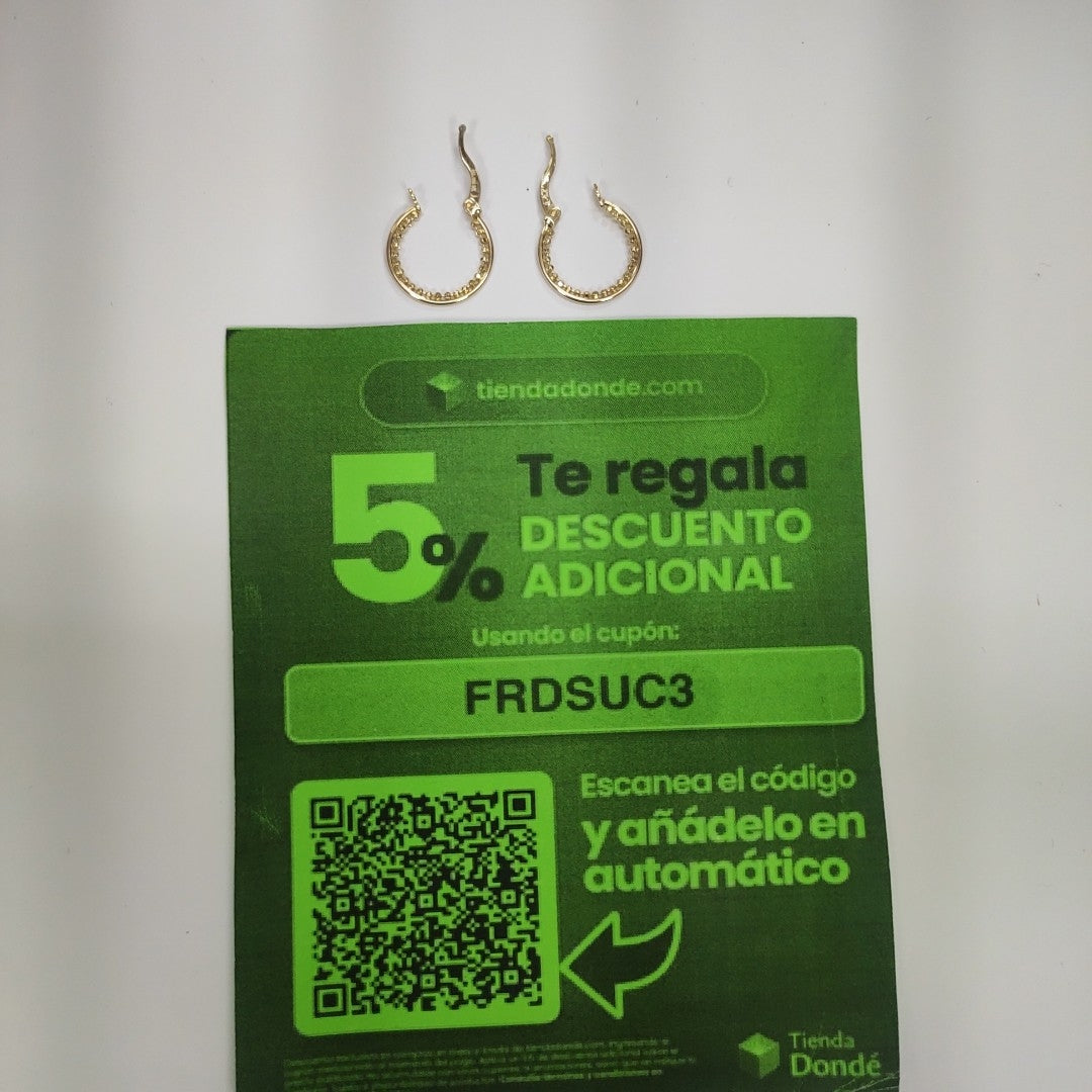 ARRACADAS ORO 14K 1.7 (NUEVO)