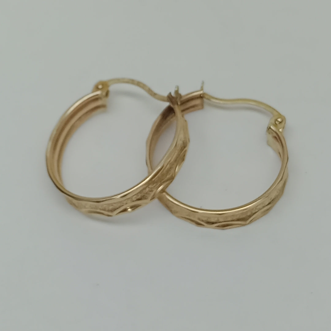 ARRACADAS PAR ORO 10 K 1.7 GRMS (SEMINUEVO)