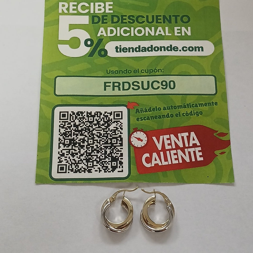 ARRACADAS ORO 14K 1.7 (NUEVO)