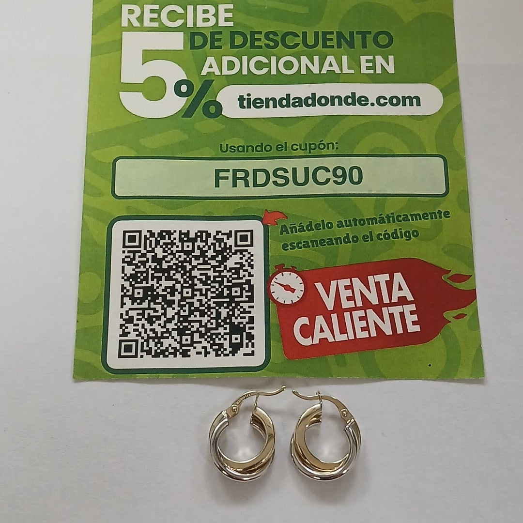 ARRACADAS ORO 14K 1.7 (NUEVO)