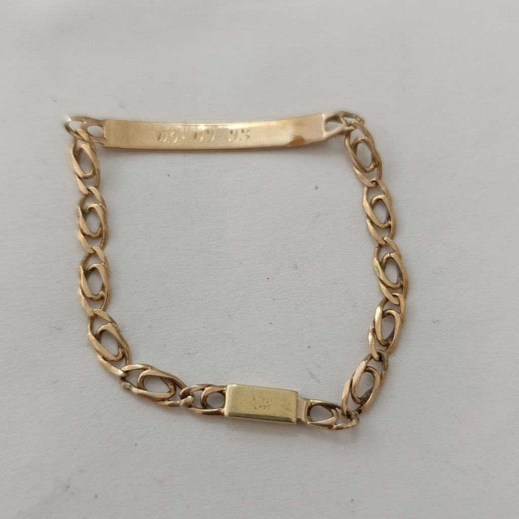 ESCLAVA ORO 14 K 3.7 GRMS (SEMINUEVO)