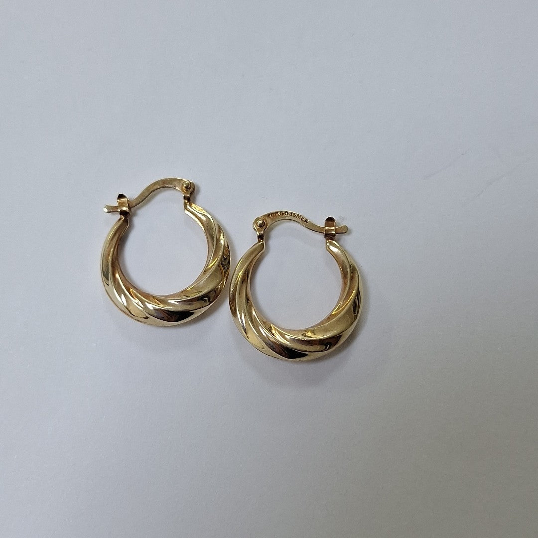 ARRACADAS PAR ORO 10 K 1.7 GRMS (SEMINUEVO)