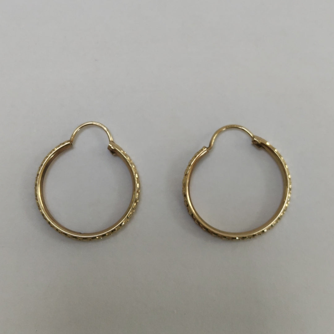 ARRACADAS PAR ORO 10 K 1,70 GRMS (SEMINUEVO)