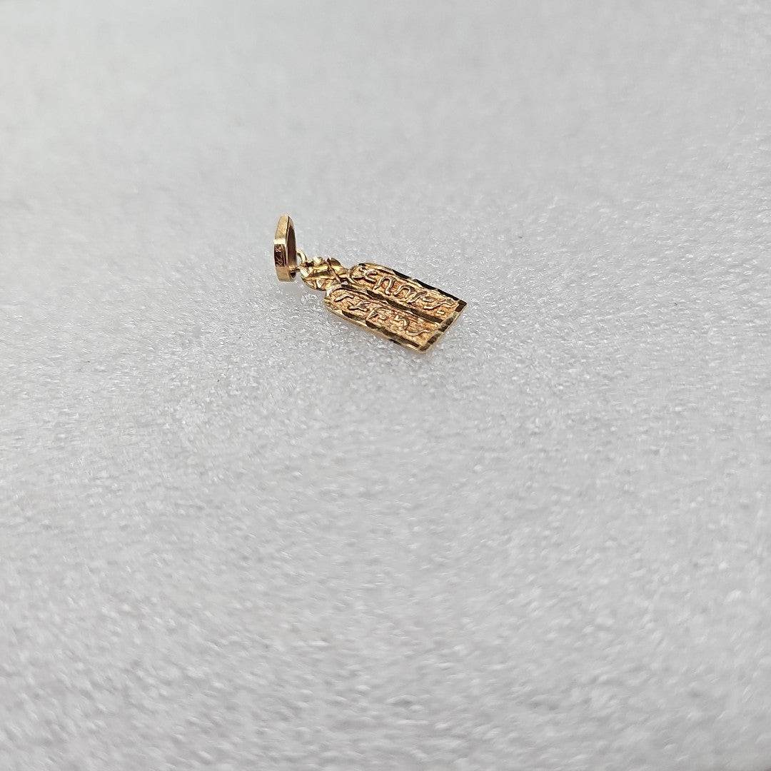 DIJE ORO 14 K 1.3 GRMS (SEMINUEVO)
