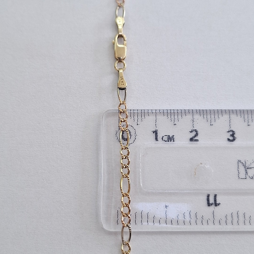 CADENA ORO, ORO COMBINADO 14 K 4.5 GRMS (SEMINUEVO)
