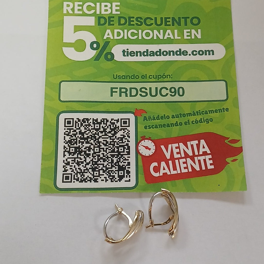 ARRACADAS ORO 14K 2 (NUEVO)